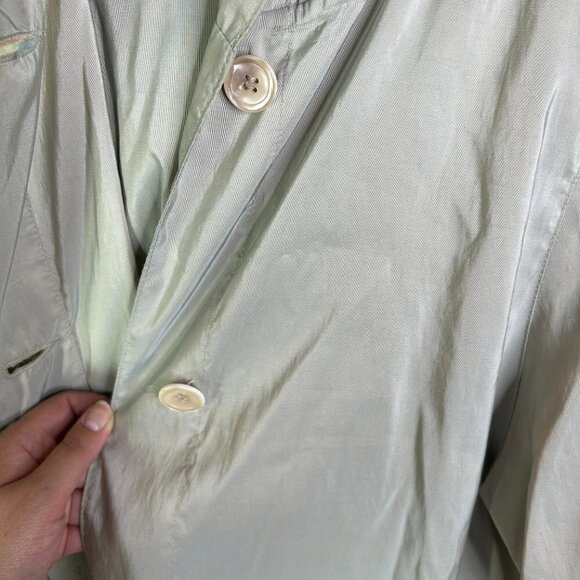 Vintage Forecaster of Boston Women's Union Made Button Up Rain Jacket Size L - Picture 4 of 8